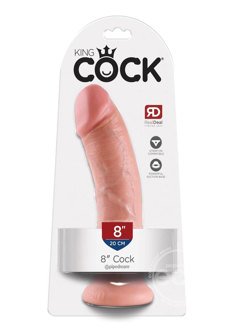 King Cock Dildo 8in - Black