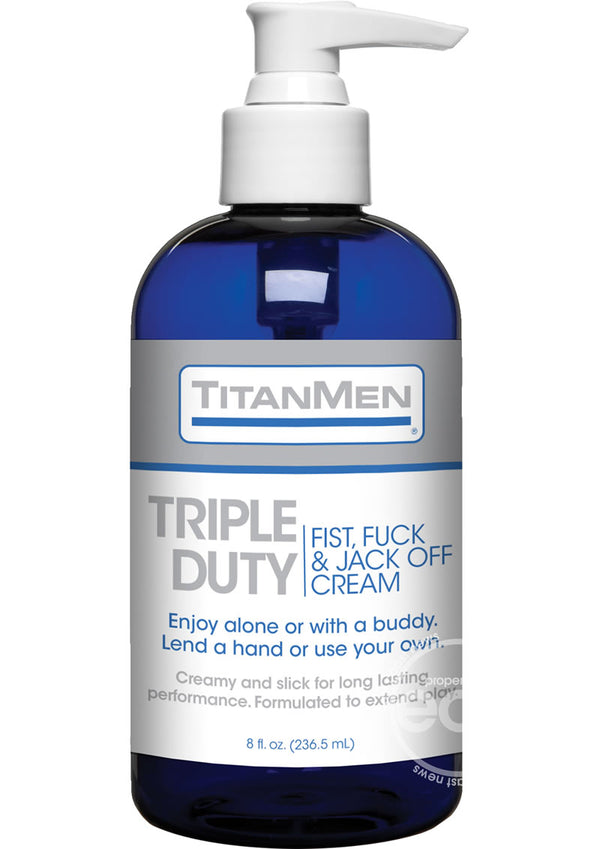 TitanMen Triple Duty Fist, Fuck and Jack Off Cream 8oz