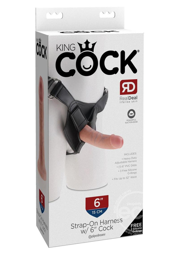 King Cock Strap on Harness with Dildo