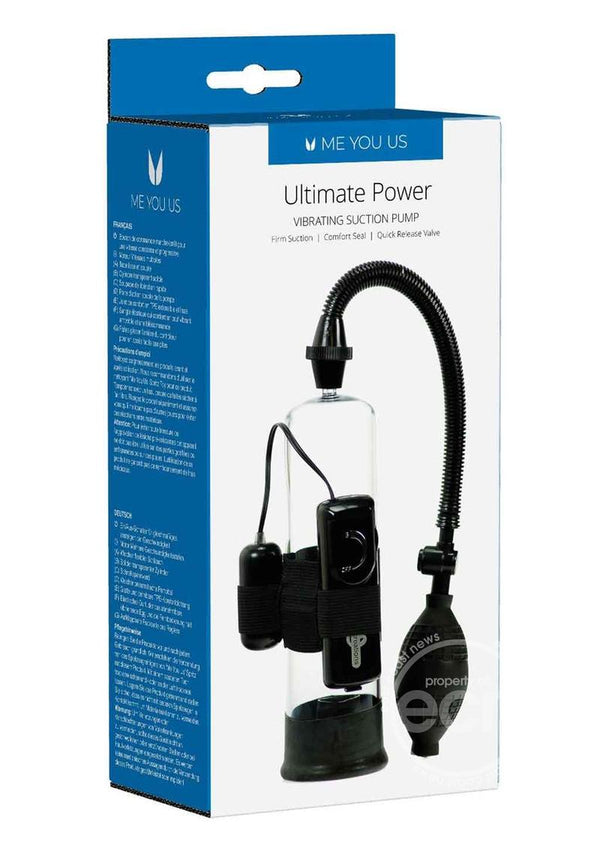 ME YOU US Ultimate Power Penis Pump - Black