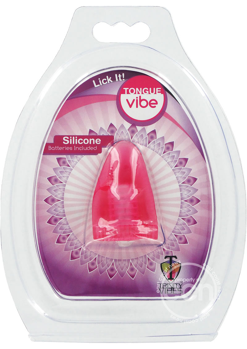 Trinity Vibes Lick It! Silicone Tongue Vibrator - Pink