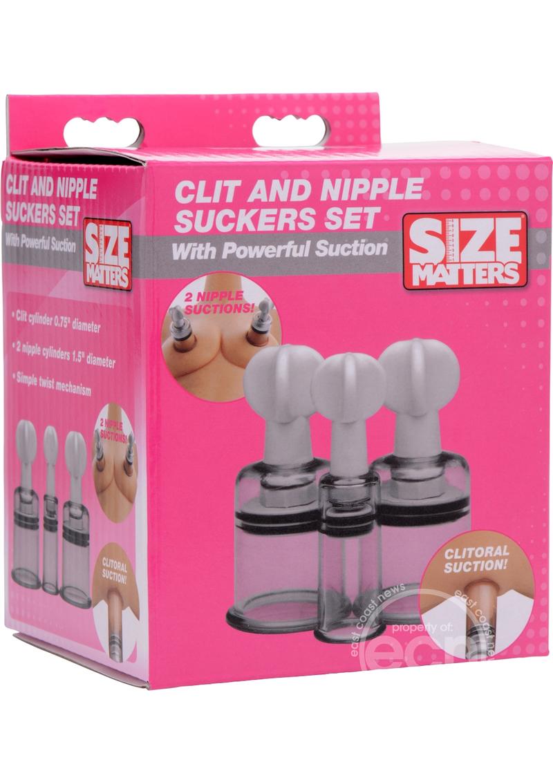 Size Matters Clit and Nipple Suckers Set