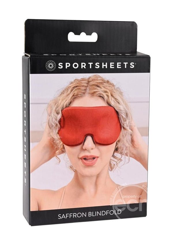 Saffron Blindfold - Red/Black