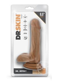 Dr. Skin Silver Collection Dr. Jeffrey Dildo with Balls and Suction Cup 6.5in