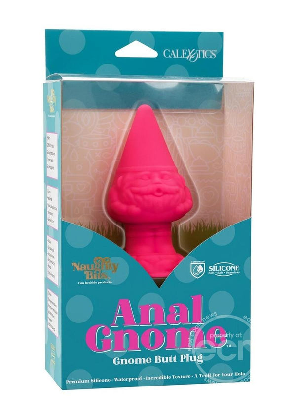 Naughty Bits Anal Gnome Gnome Silicone Butt Plug - Pink