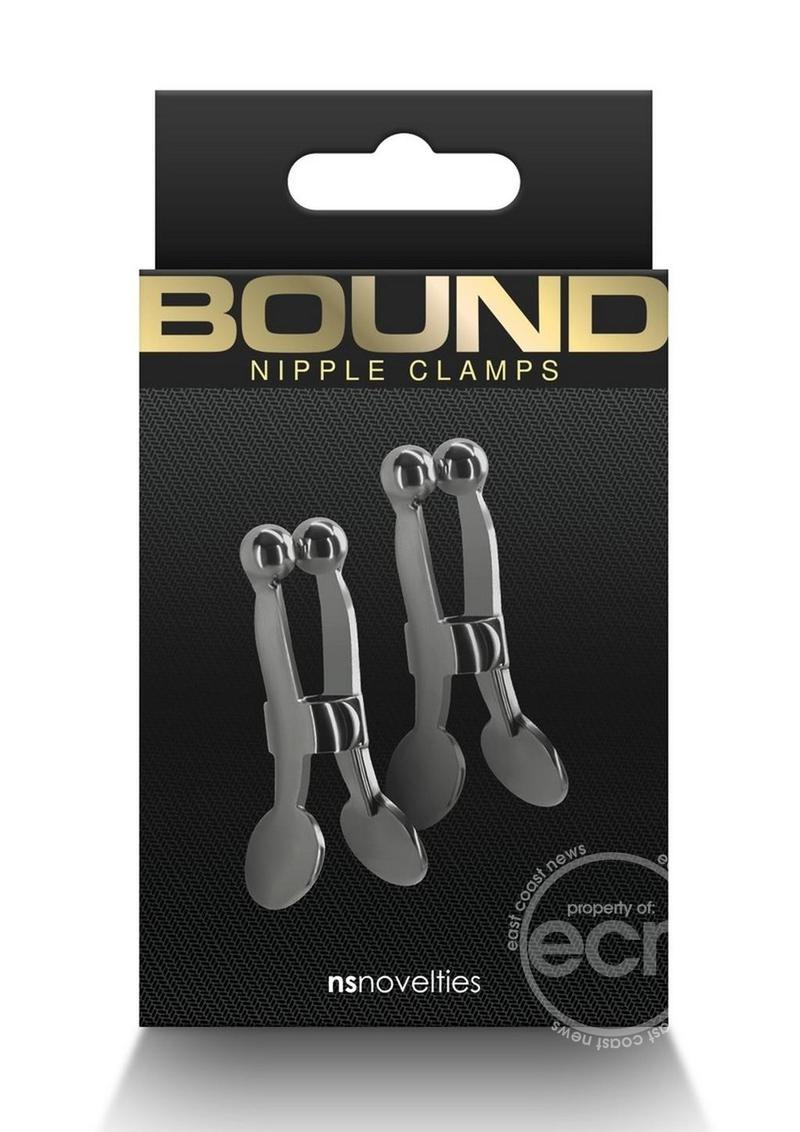 Bound Nipple Clamps C1 - Gunmetal Gray