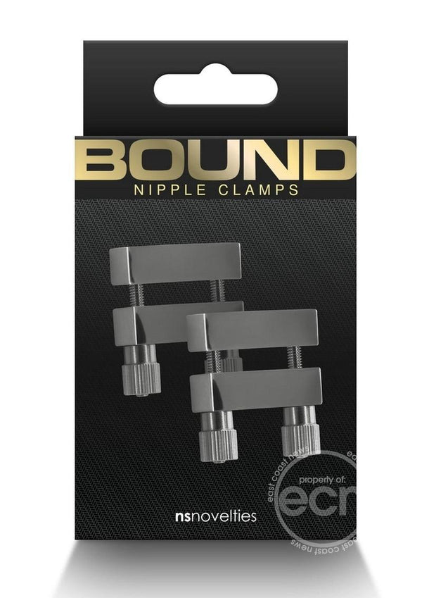 Bound Nipple Clamps V1 - Gunmetal Gray