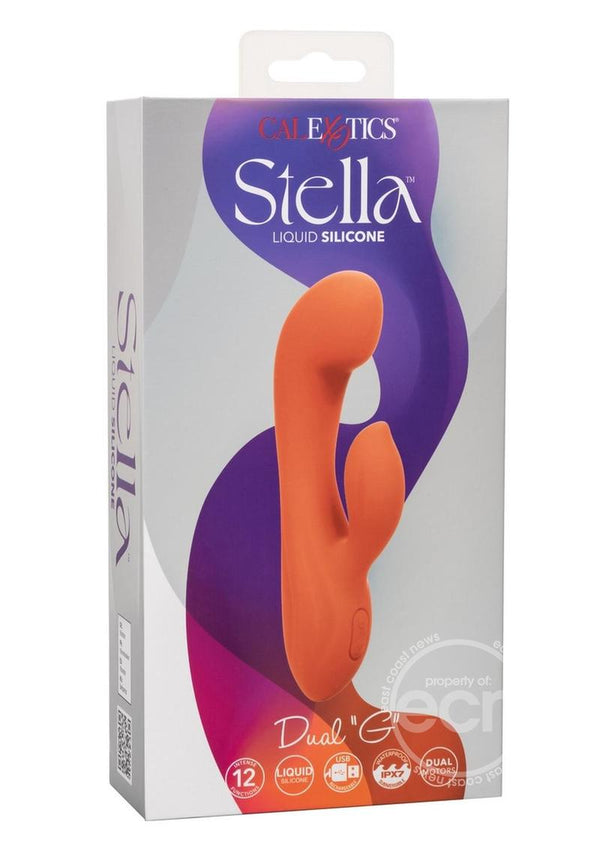 Stella Liquid Silicone Dual G Massager - Orange