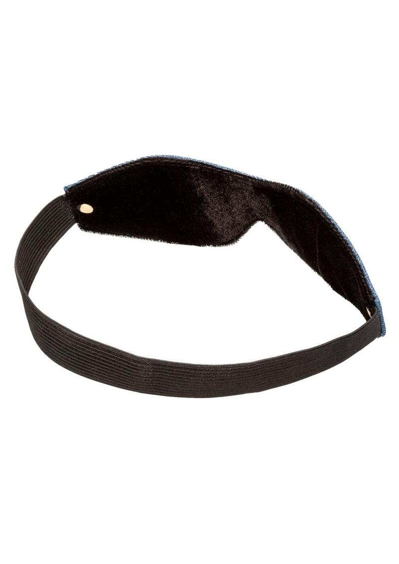 Ride 'em Premium Denim Collection Eye Mask - Blue