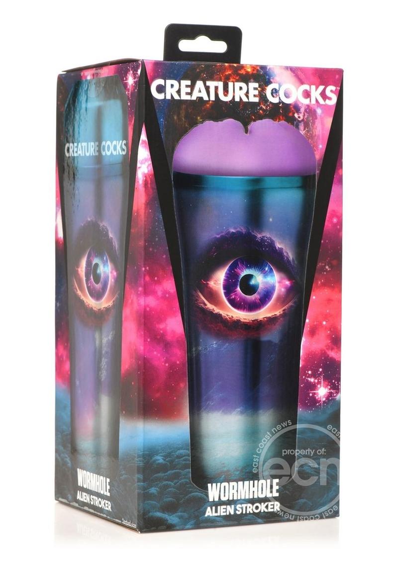 Creature Cocks Wormhole Alien Stroker - Purple/Black