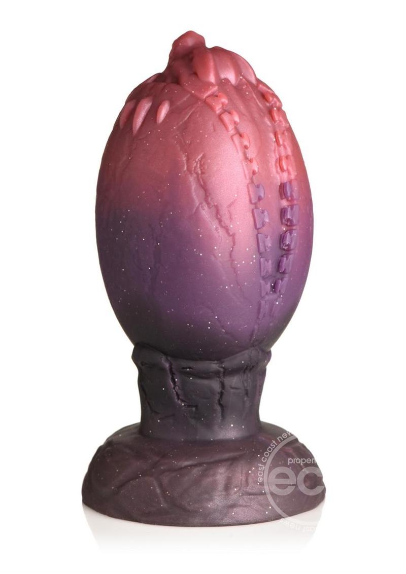 Creature Cocks Dragon Hatch Silicone Egg - Large - Multicolor