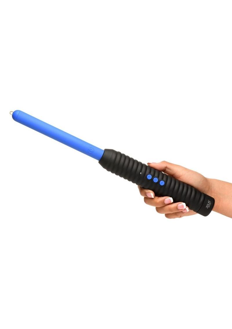 Zeus Electrosex Shock Rod E-Stim Zapping Wand - Blue/Black