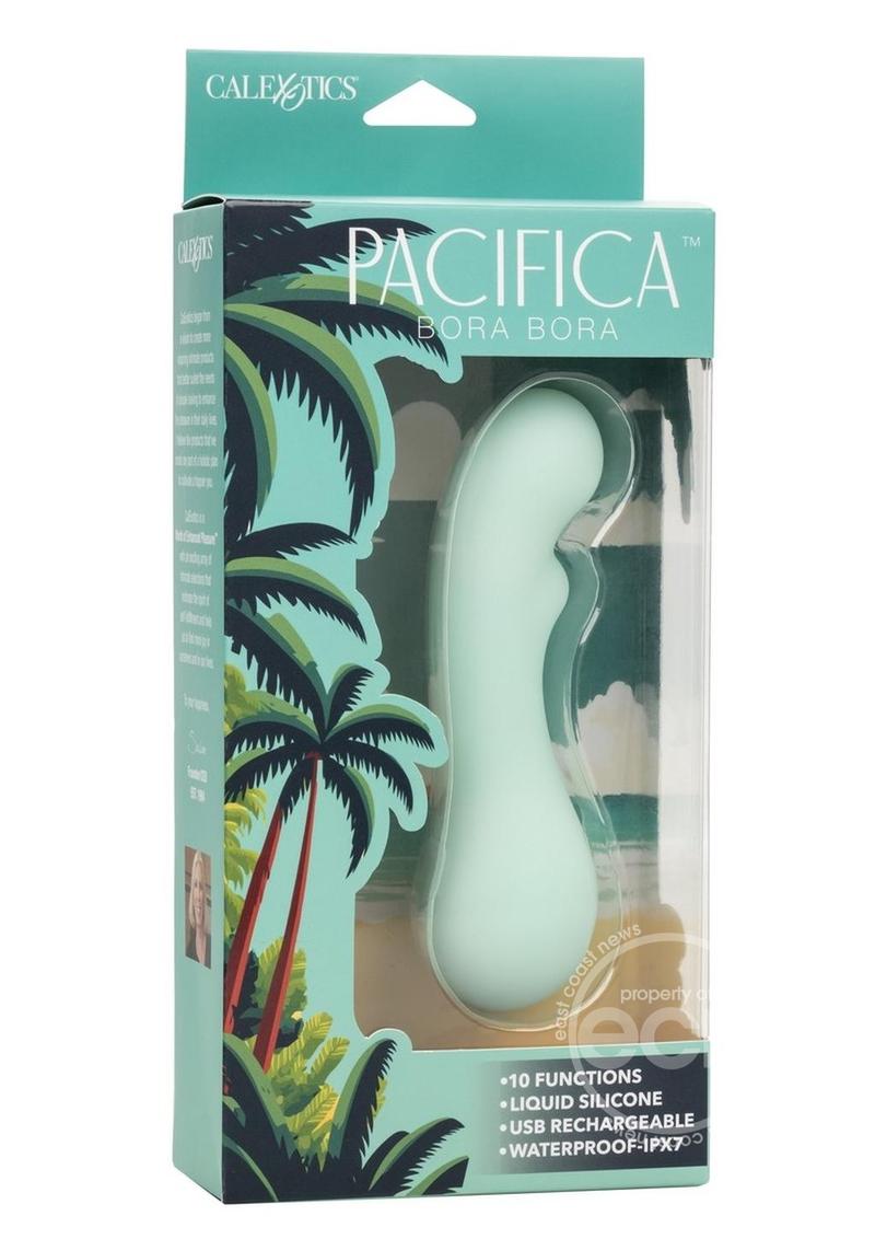 Pacifica Bora Bora Rechargeable Silicone Vibrator - Green