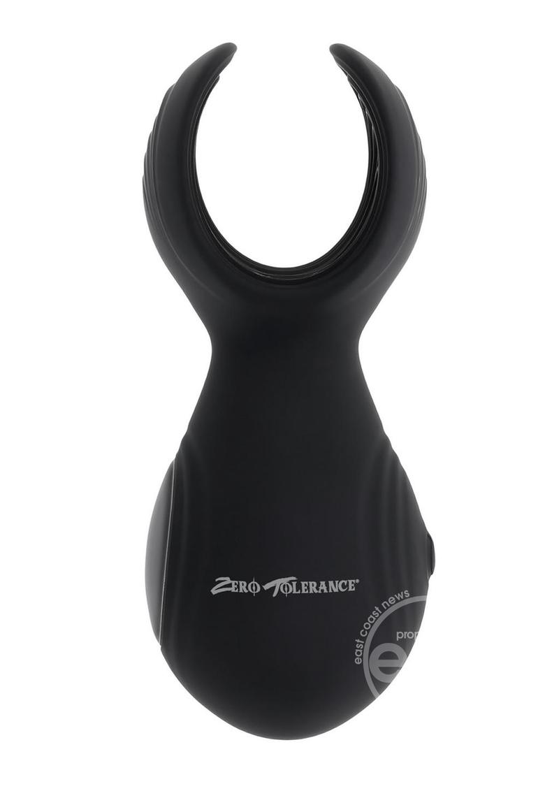 Zero Tolerance Handy Helper Rechargeable Silicone Stroker - Black