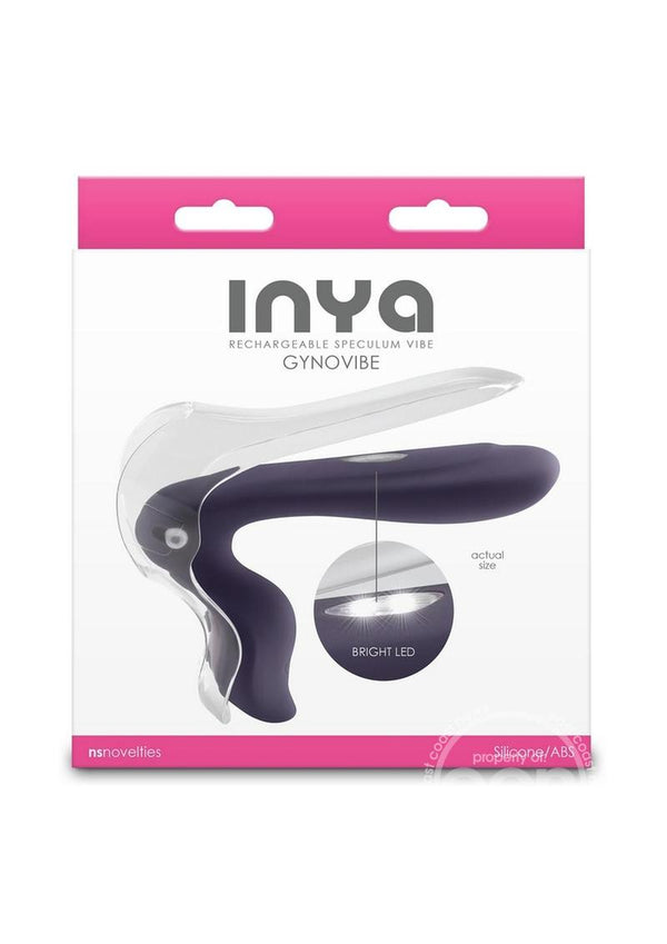 Inya Gynovibe Rechargeable Silicone Speculum Vibrator - Purple