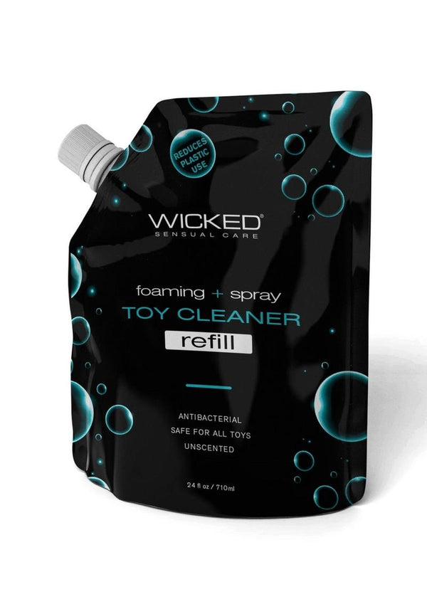 Wicked Sensual Foam and Fresh Toy Cleaner Refill Pouch 24oz