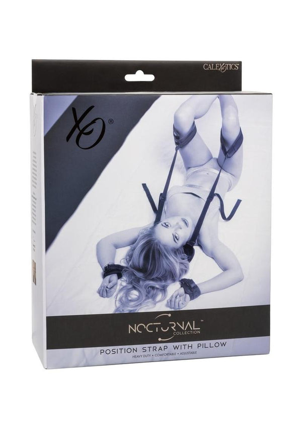 Nocturnal Collection Position Strap With Pillow - Black