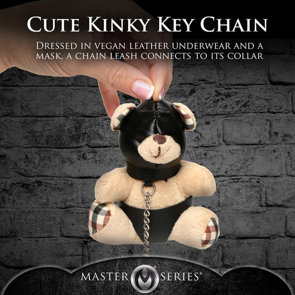 Hooded Teddy Bear Keychain