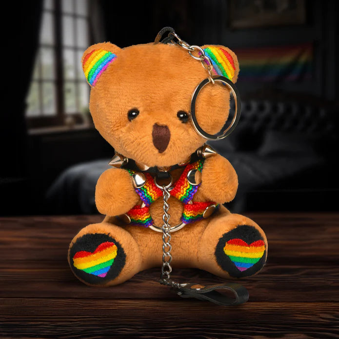 Hooded Teddy Bear Keychain