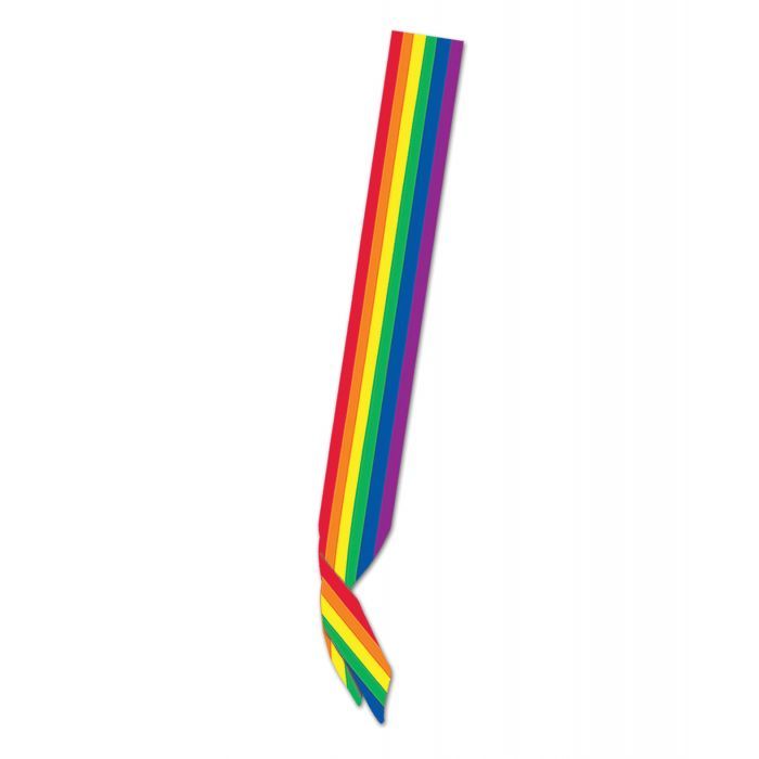 Pride Satin Sash - Rainbow