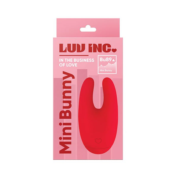 Luv Inc. U -Shape Mini Bunny - Red