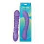 Luv Inc. Ribbed G-Spot Vibrator - Purple