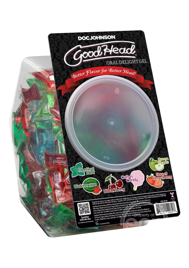 GoodHead Oral Delight Gel Lubricant Fishbowl