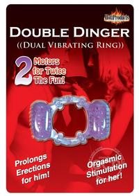 Humm Dinger Night Rider Double Dinger Vibrating Cock Ring