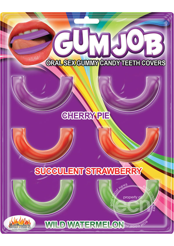 Gum Job Oral Sex Gummy Candy Teeth Covers Assorted Flavors (6 Pack)