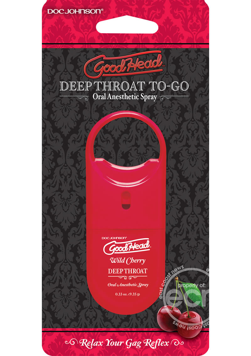 GoodHead Deep Throat To-Go Oral Anesthetic Spray