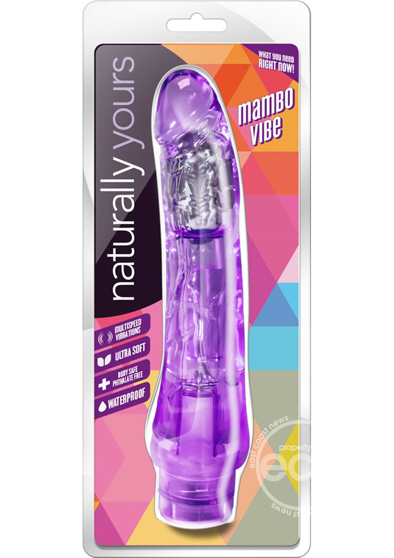 Naturally Yours Mambo Vibrating Dildo 9in