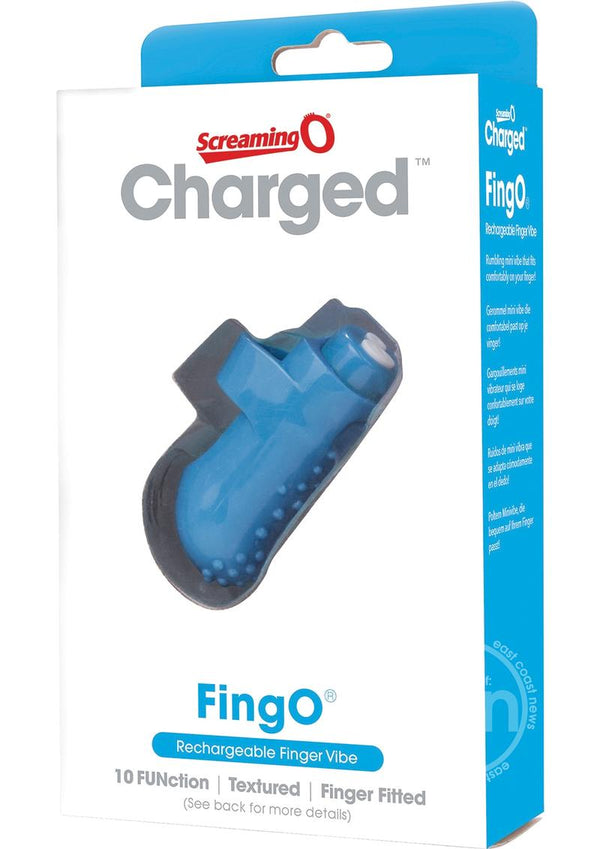 Charged Fing O Rechargeable Finger Mini Vibe Waterproof