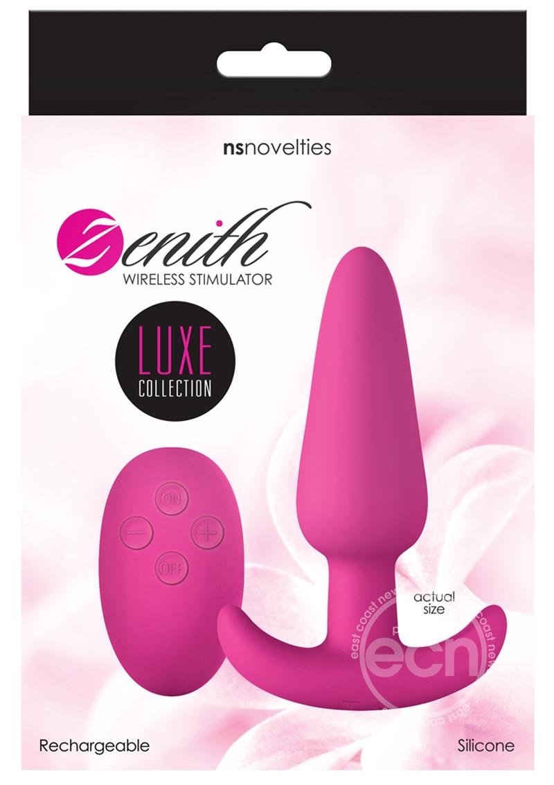 Luxe Collection Zenith Wireless Stimulator Rechargeable Silicone Anal Plug with Remote Control