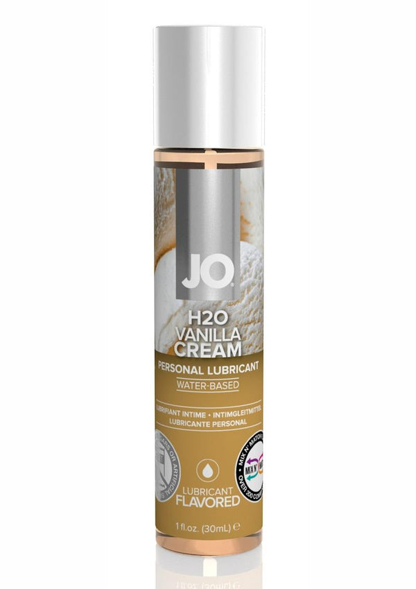 JO H2O Water Based Flavored Lubricant Vanilla Cream 1oz