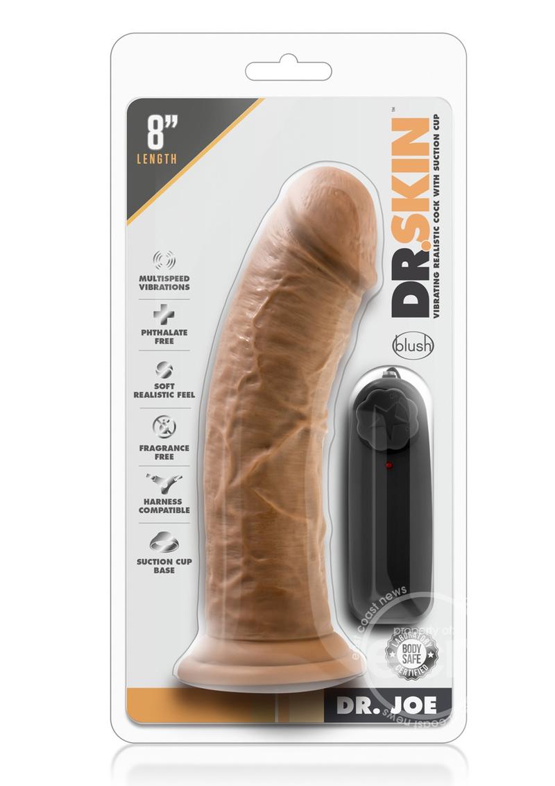 Blush Dr. Skin Dr. Joe 8" Cock w/Suction Cup - Vanilla