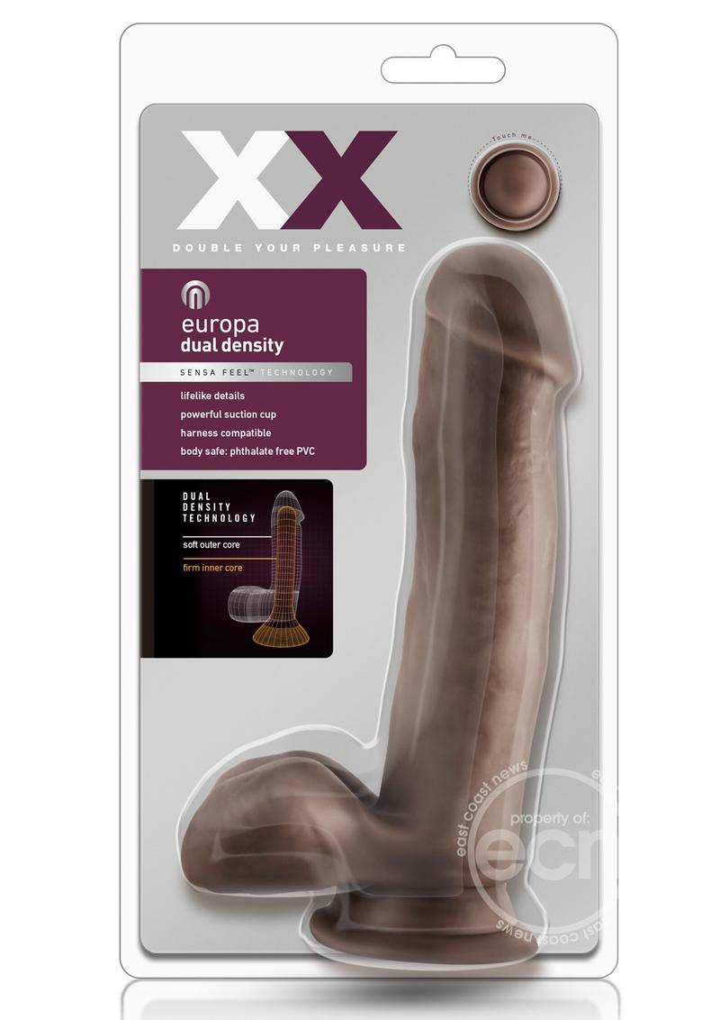 XX Europa Dildo with Balls 7in