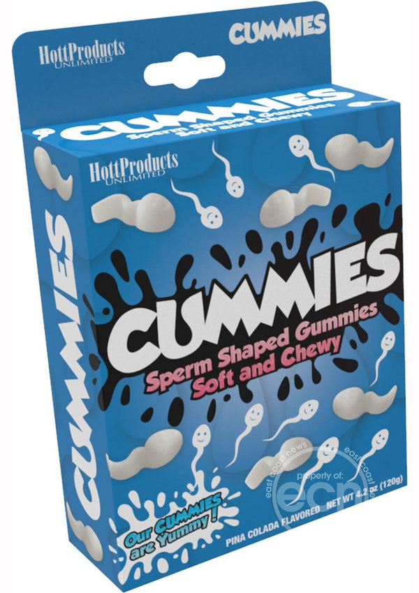 Cummies Sperm Shaped Gummies Pina Colada Flavored