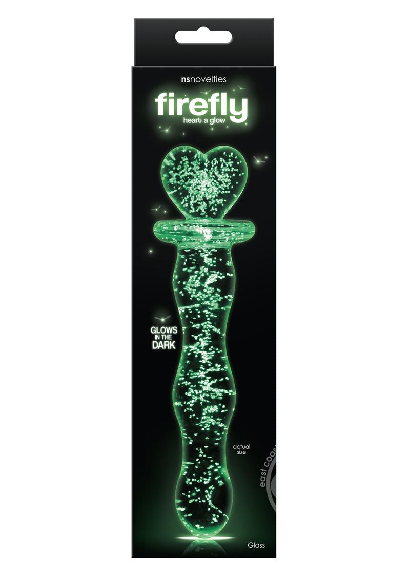 Firefly Glass Heart A Glow Probe Glow In The Dark - Clea