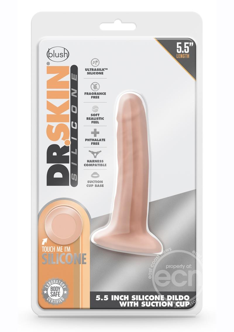 Dr. Skin Dr. Lucas Silicone Dildo with Suction Cup 5.5in