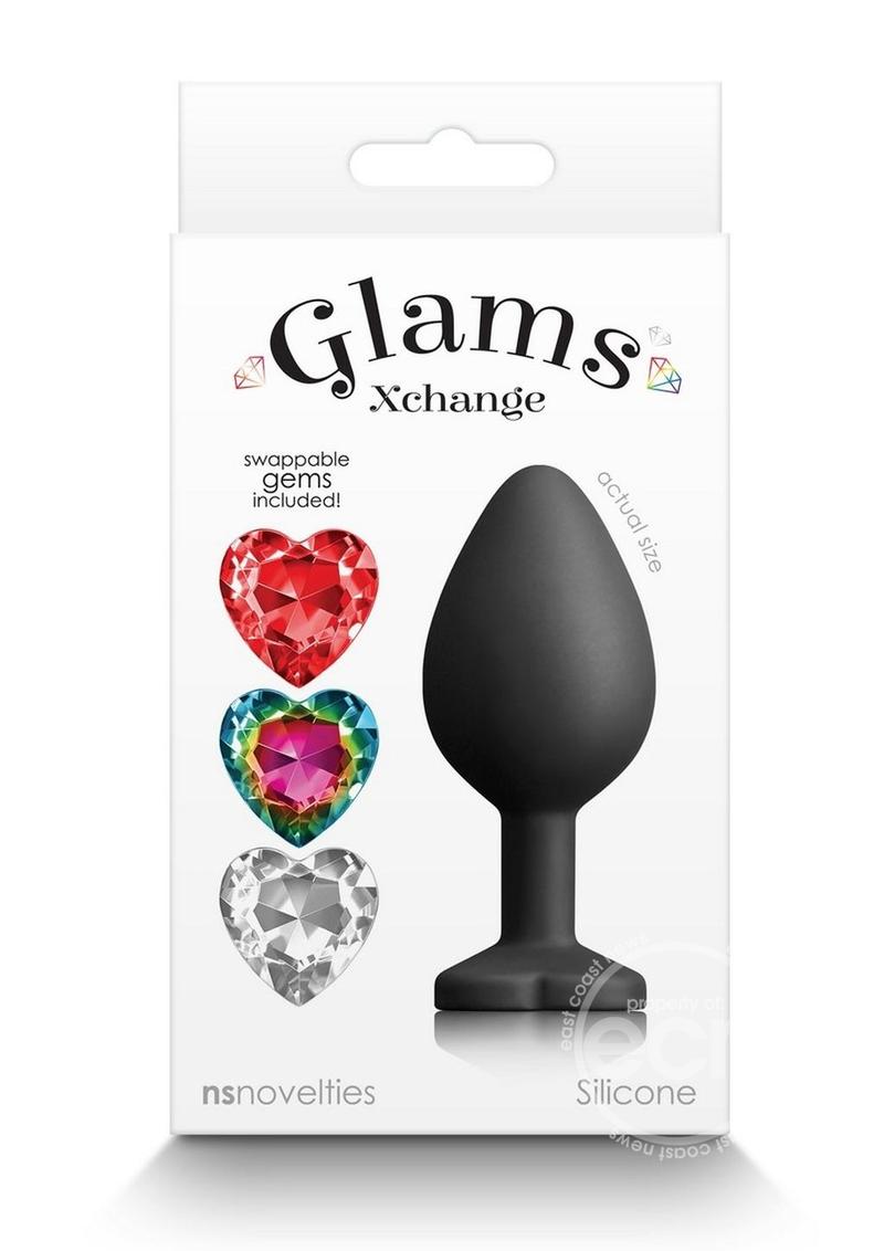 Glams Xchange Heart Silicone Anal Plug