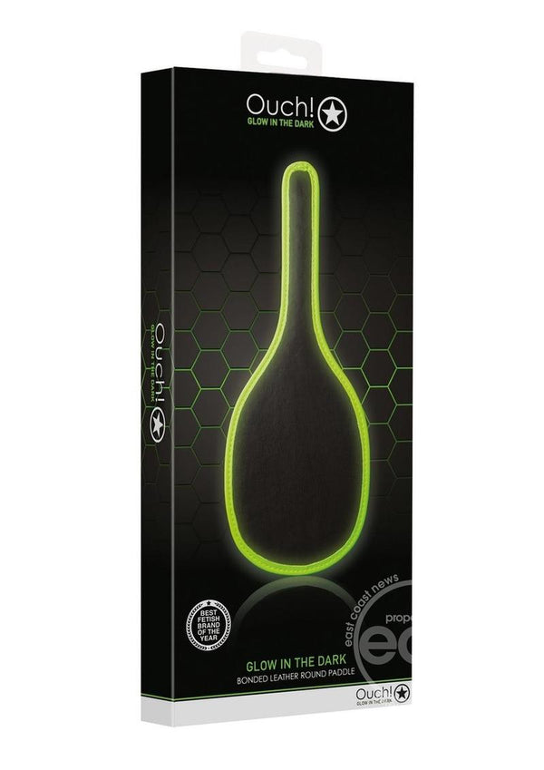 Ouch! Round Paddle Glow in the Dark - Green