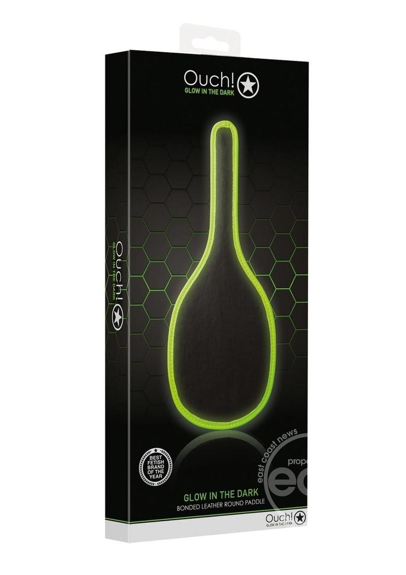 Ouch! Round Paddle Glow in the Dark - Green