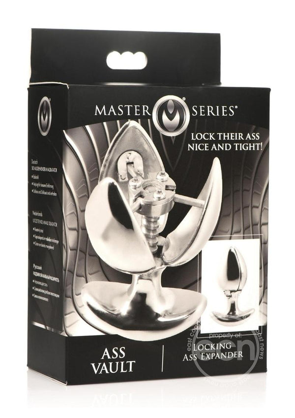 Master Series Ass Vault Locking Ass Expander - Stainless Steel