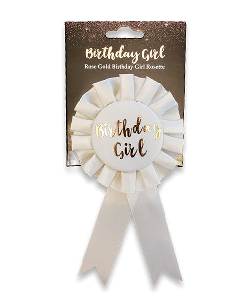 Birthday Girl Badge - Rose