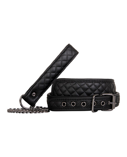 Adam & Eve's Fetish Dreams Collar & Leash - Black