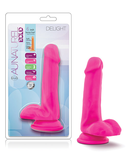 Blush Au Naturel Bold Delight 6" Dildo - Pink