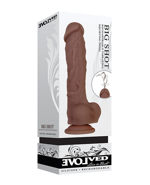 Evolved Big Shot Vibrating & Squirting Dong