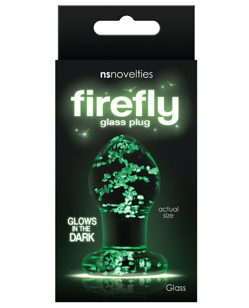 Firefly Clear Glass Plug