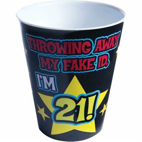 Shot Glass Throwing Away My Fake ID