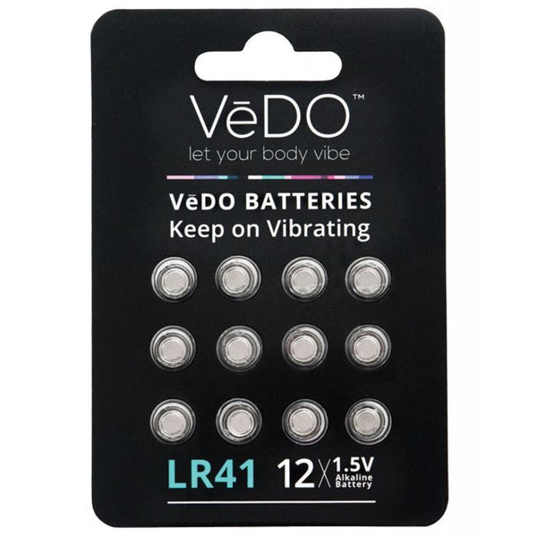 VeDO LR41 Batteries - 1.5V Pack of 12